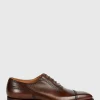 The Westbourne Brown Leather Cap Toe