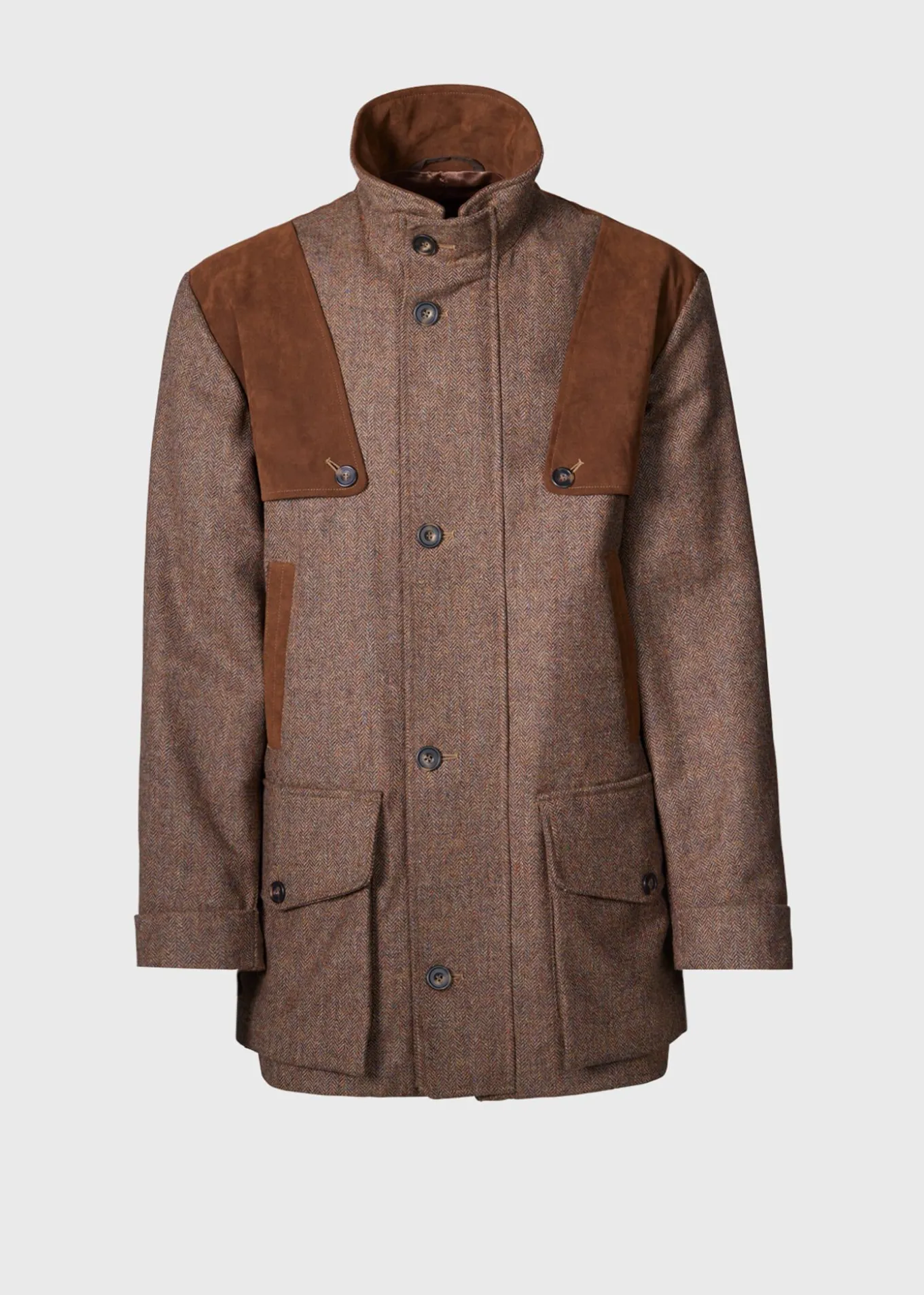 tweed_hunting_jacket_with_4.webp Tweed Hunting Jacket With Suede Trim