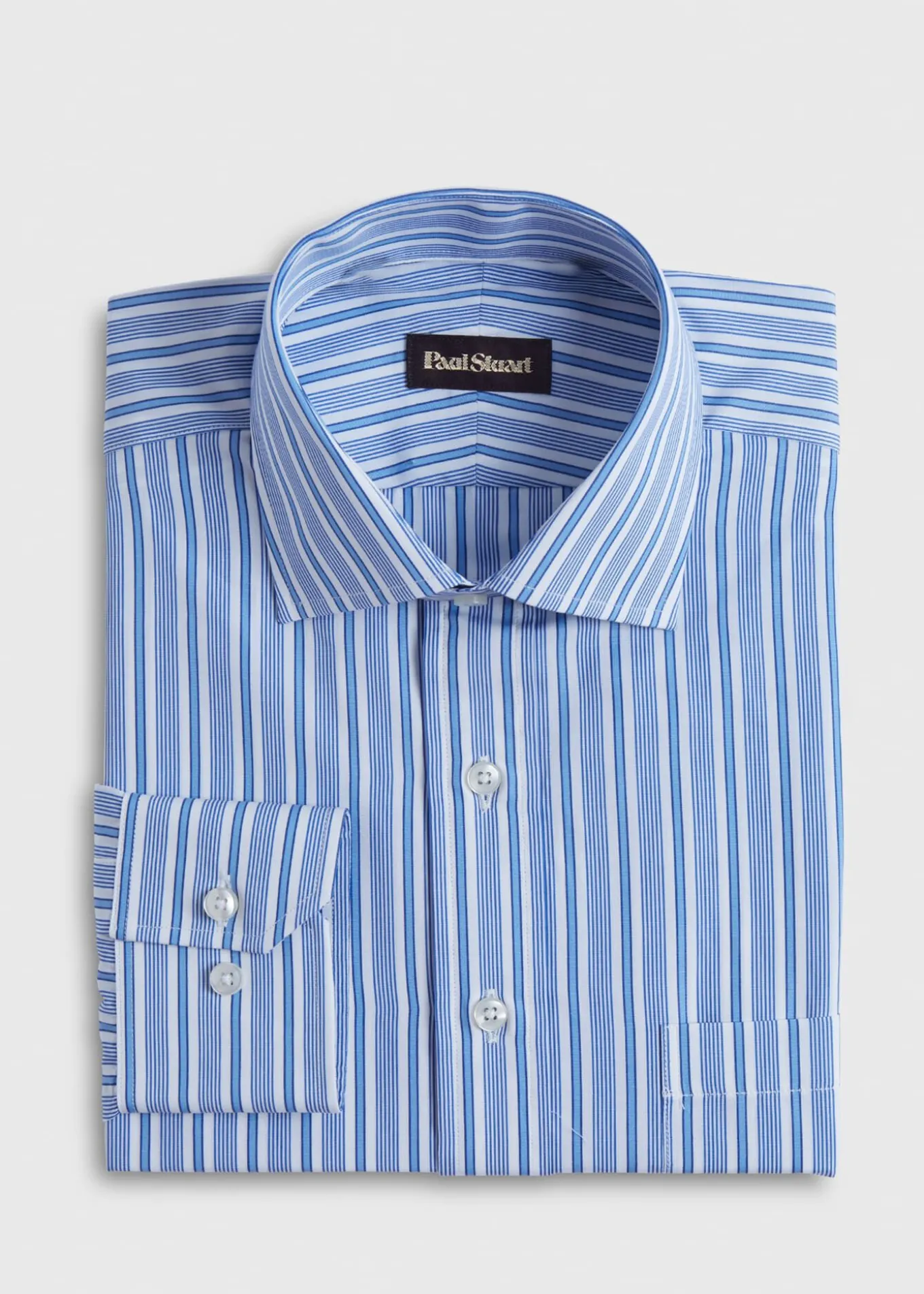 variegated_stripe_cotton__0.webp Variegated Stripe Cotton Dress Shirt