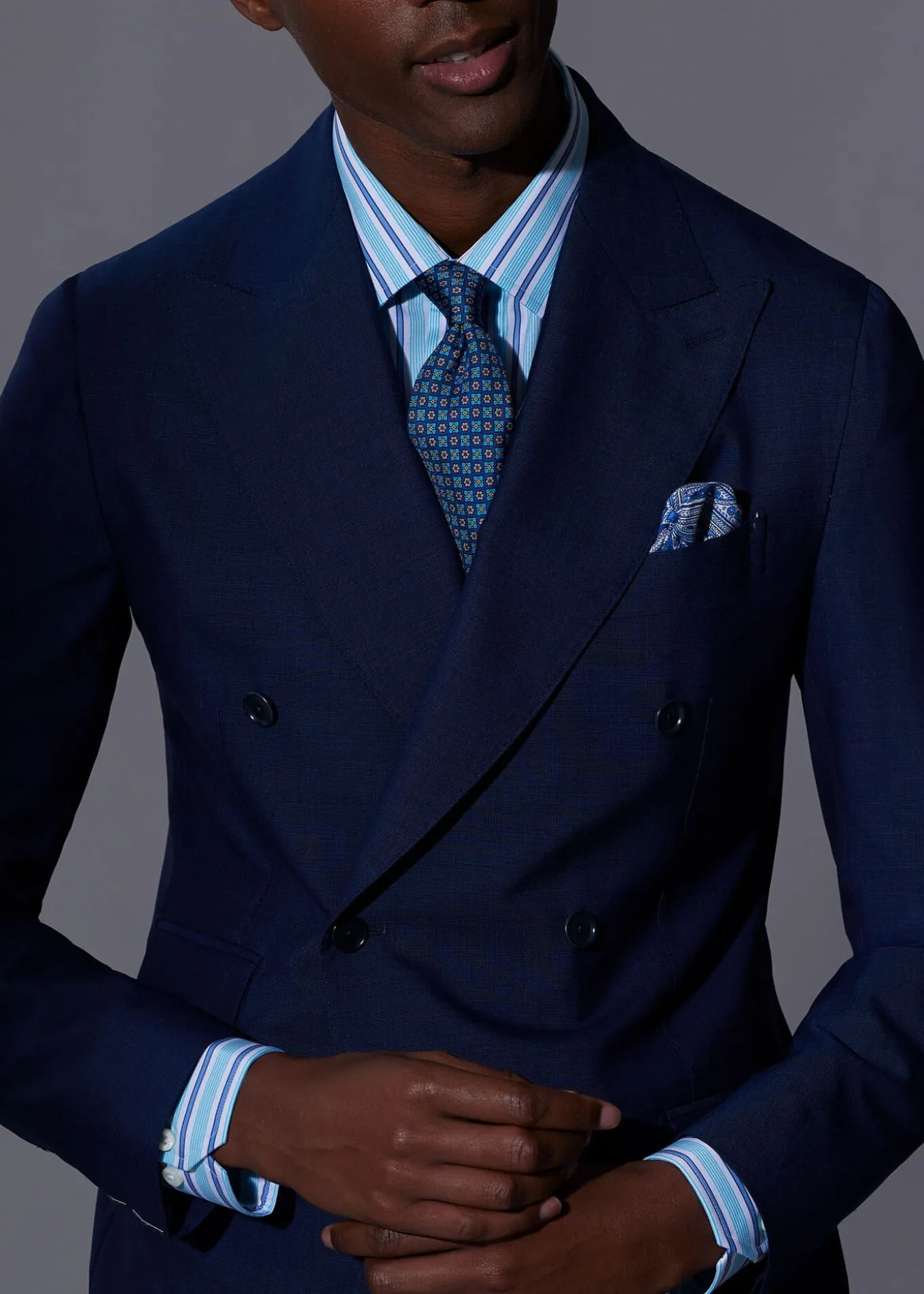 variegated_stripe_dress_s_1.webp Variegated Stripe Dress Shirt