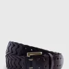 Vintage Leather Woven Belt