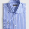 Wide Stripe Slim Fit Dress Shirt
