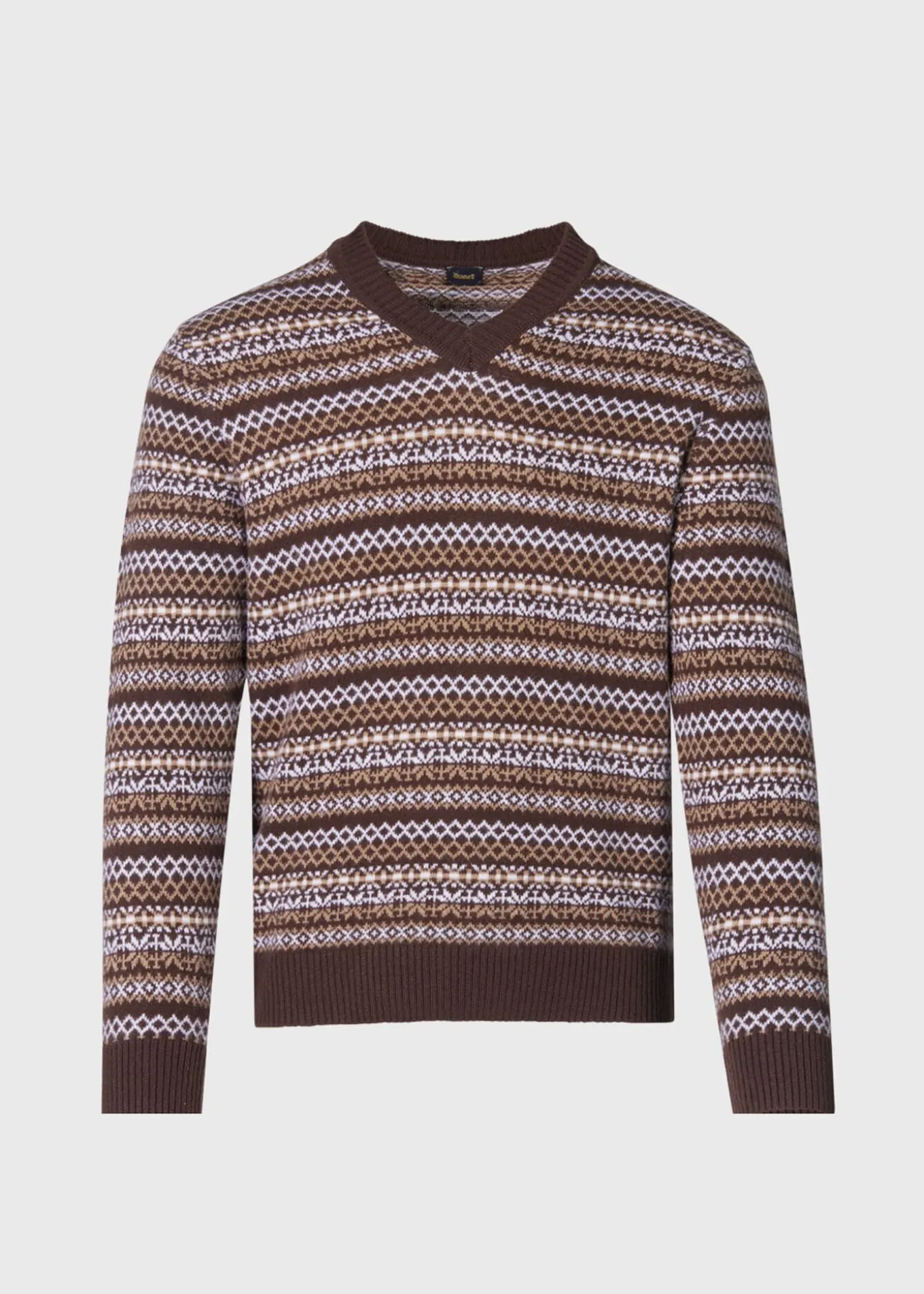 wool__cashmere_fair_isle__0.webp Wool & Cashmere Fair Isle V-Neck Sweater