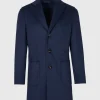 Wool & Cashmere Herringbone Coat