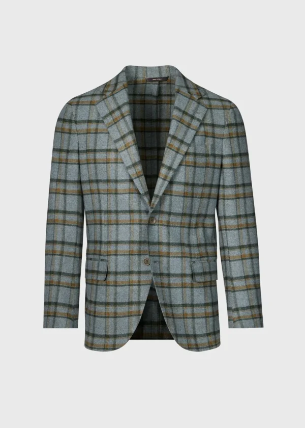 Wool & Cashmere Plaid Jacket