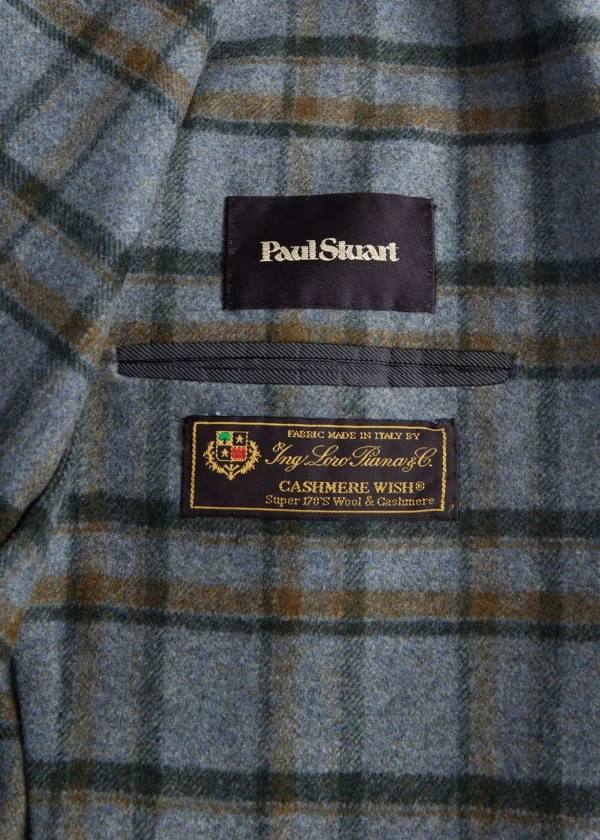 Wool & Cashmere Plaid Jacket