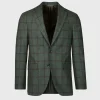 Wool & Cashmere Windowpane Jacket