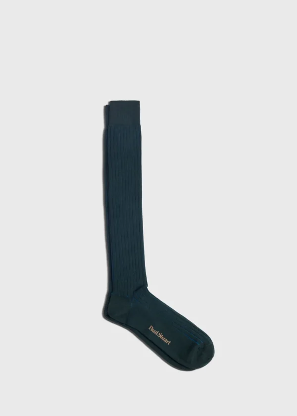 Wool & Cotton Shadow Stripe Sock