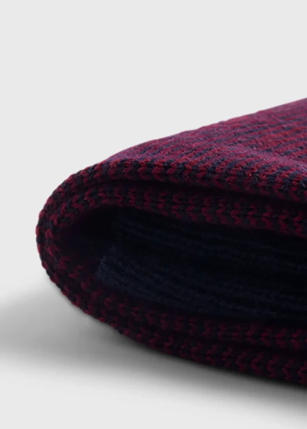 Wool Micro Stripe Sock
