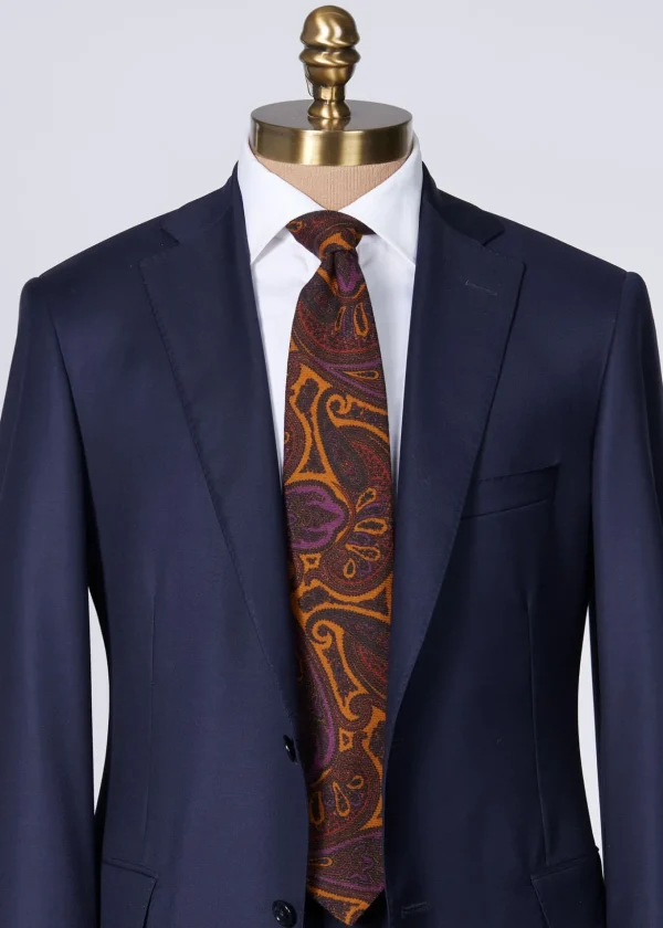 Wool Paisley Tie