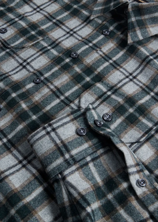 Wool Plaid Overshirt