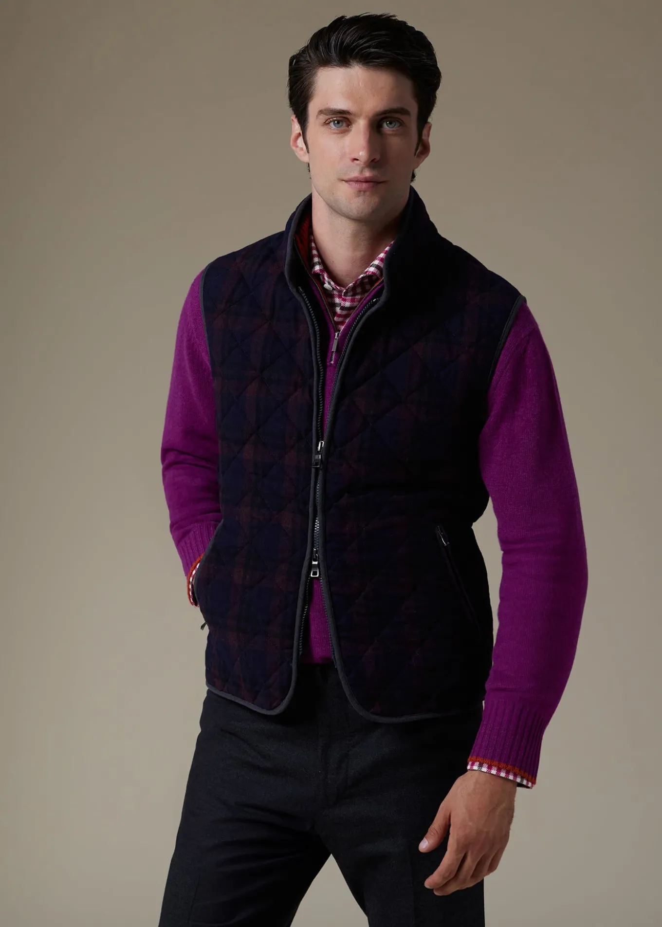 wool_plaid_quilted_vest_1.webp Wool Plaid Quilted Vest