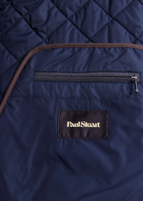 Wool Plaid Quilted Vest