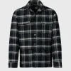 Wool Plaid Shirt Jacket