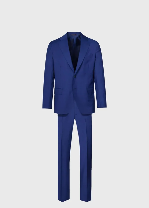 Wool Tick Weave Suit