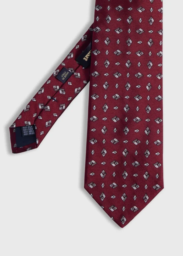 Woven Silk Diamond Deco Tie