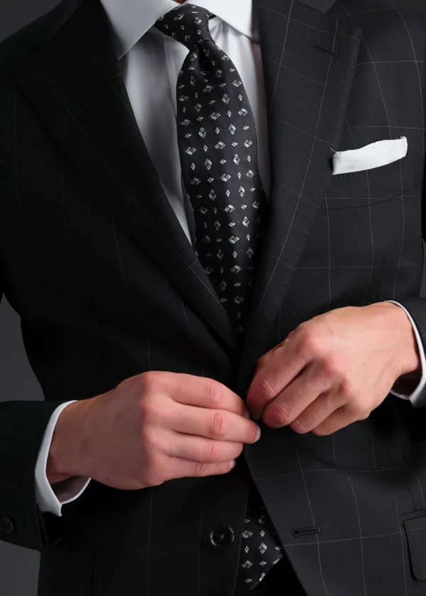 Woven Silk Diamond Deco Tie