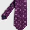 Woven Silk Micro Dot Tie
