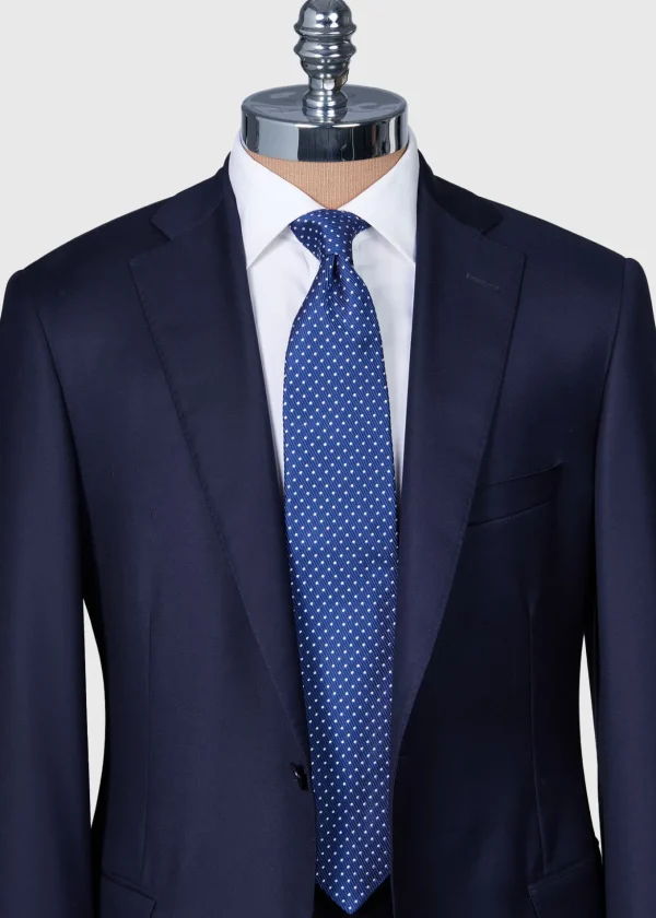 Woven Silk Micro Dot Tie