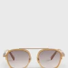 Zegna Shiny Gold Geometric