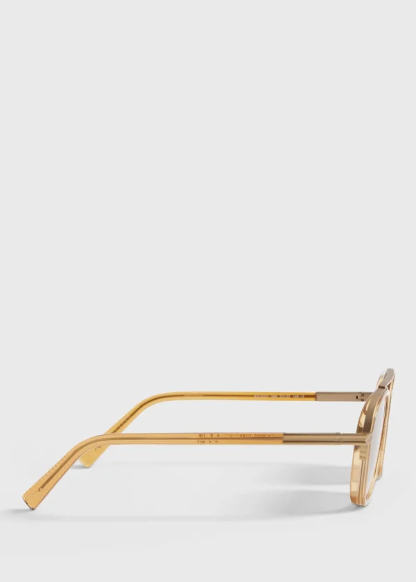 Zegna Shiny Gold Geometric